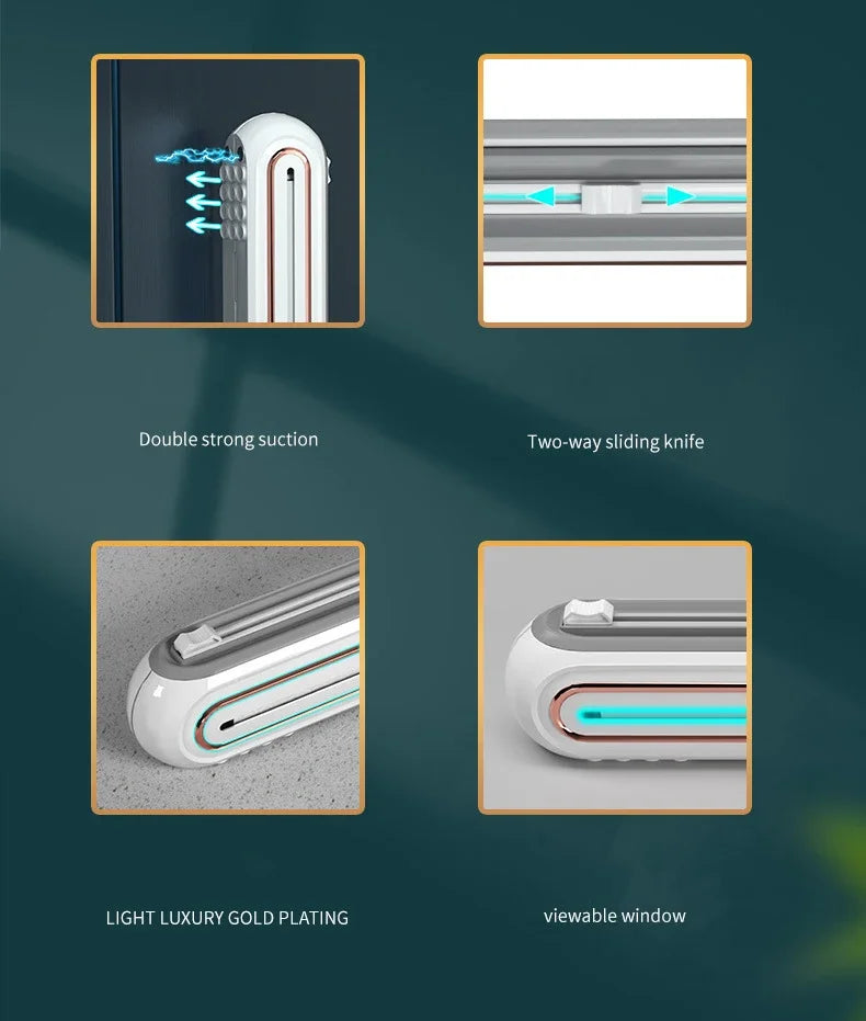 Magnetic 3-in-1 Kitchen Dispenser with Cutter