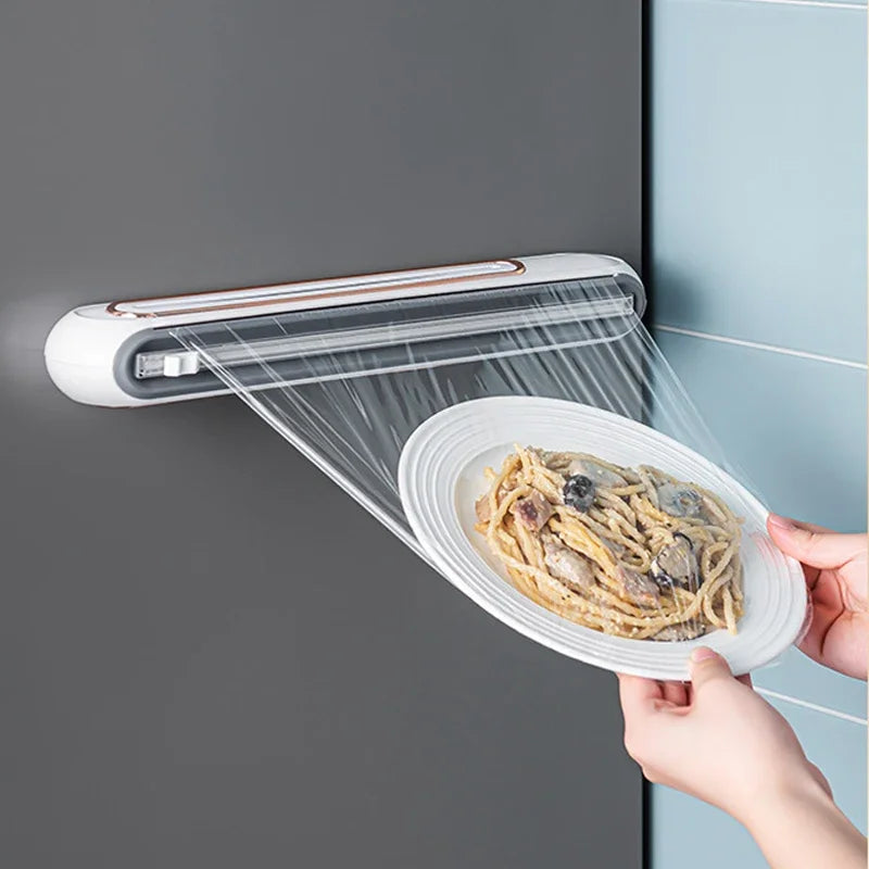 Magnetic 3-in-1 Kitchen Dispenser with Cutter